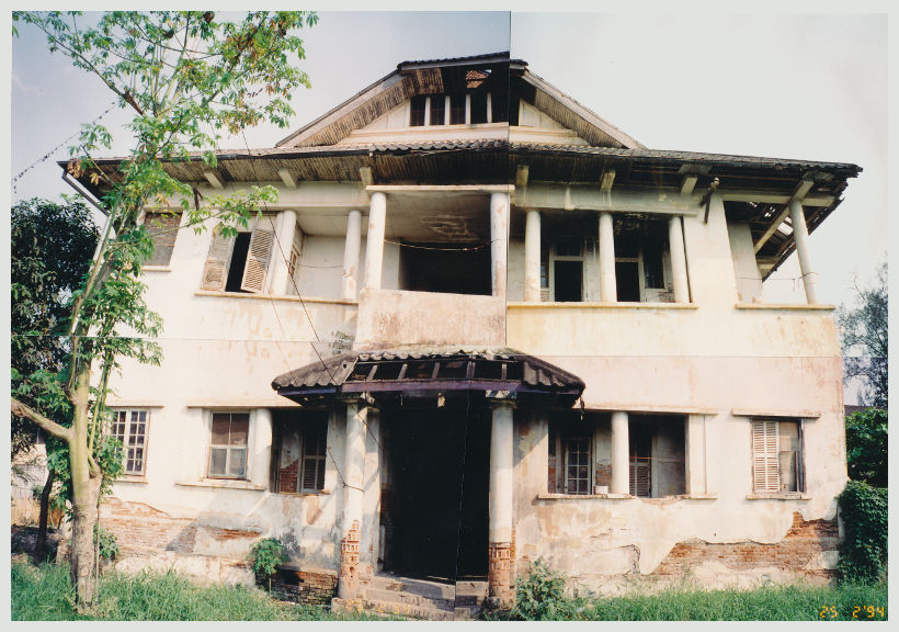 Pre-renovation back of building